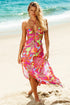Luli Fama Vivi Il Momento DRAWSTRING CUT OUT LONG DRESS